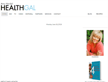 Tablet Screenshot of healthgal.com